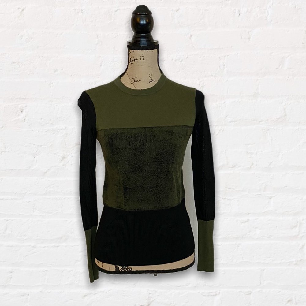 Juliette Barnes' Rag & Bone Colorblock Pullover - Picture 4 of 7
